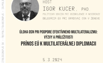 I. KUCER: Efektívny multilateralizmus